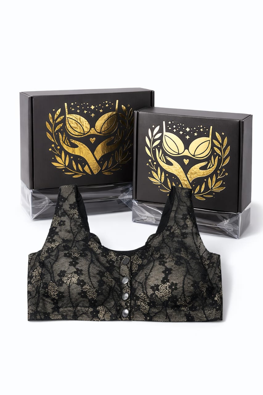 “Front-Open Vest Style Everyday Bra”